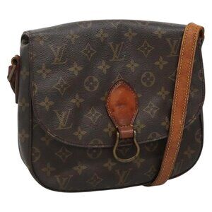 Authentic LOUIS VUITTON Monogram Monogram Saint Cloud GM Shoulder Bag M51242